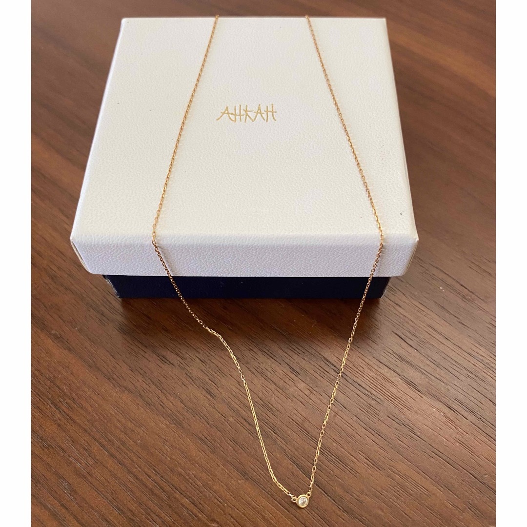 AHKAH(アーカー)のアーカー　一粒ダイヤネックレス レディースのアクセサリー(ネックレス)の商品写真