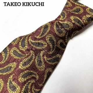 タケオキクチ(TAKEO KIKUCHI)のTAKEO KIKUCHIタケオキクチ ペイズリー ネクタイ 日本製 シルク(ネクタイ)