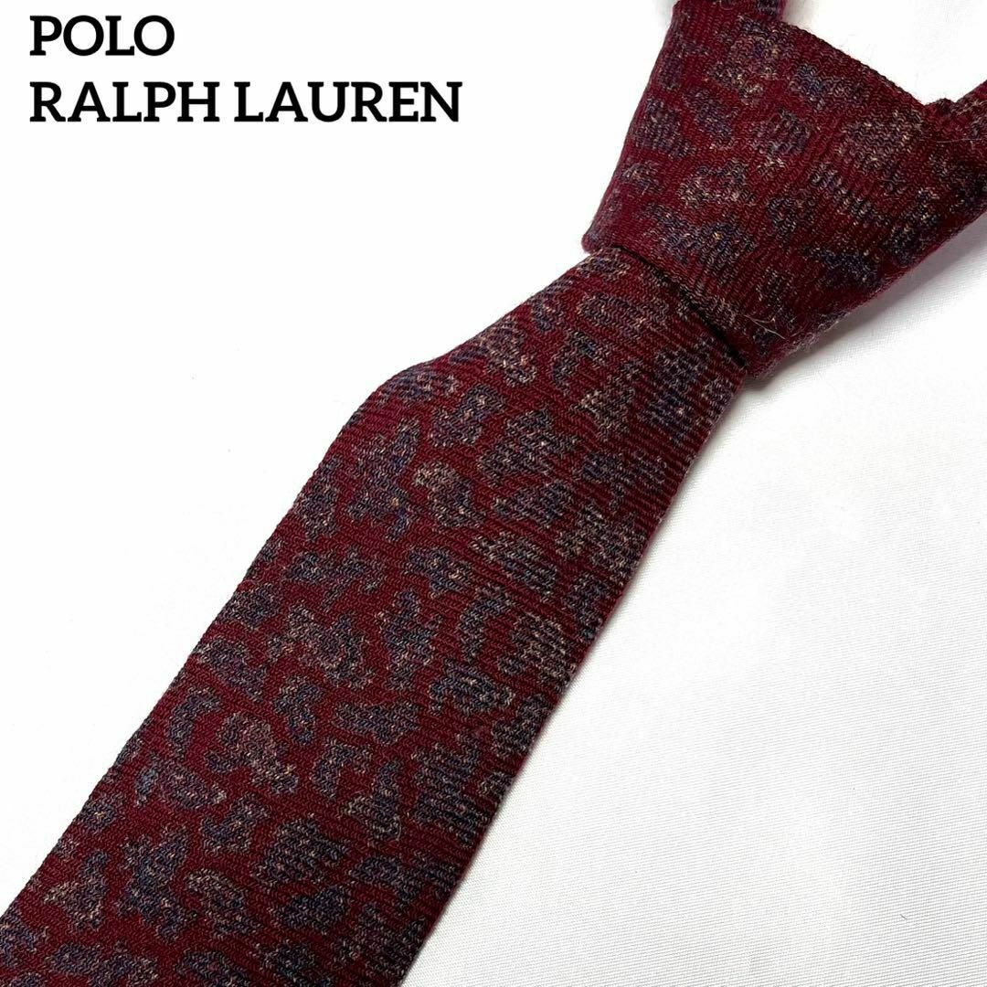 POLO RALPH LAUREN(ポロラルフローレン)のPOLO RALPH LAUREN ラルフローレン ネクタイ ボルドー コットン メンズのファッション小物(ネクタイ)の商品写真