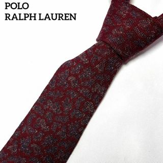 POLO RALPH LAUREN ラルフローレン ネクタイ ボルドー コットン