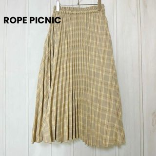 ロペピクニック(Rope' Picnic)のst735 ROPE PICNIC ロペピクニック/チェックプリーツスカート(ロングスカート)