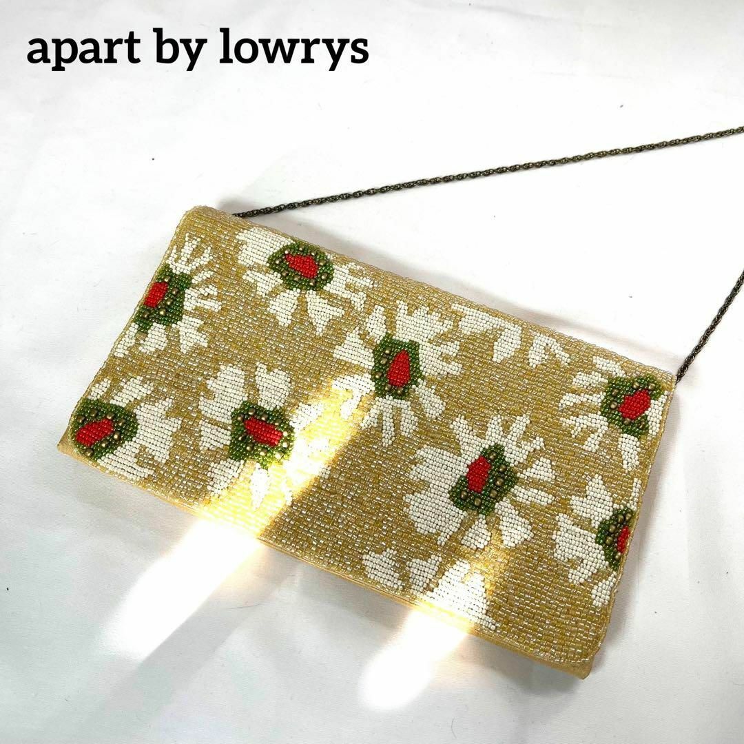 apart by lowrys(アパートバイローリーズ)のapart by lowrys アパートバイローリーズ ビーズ 2way バッグ レディースのバッグ(ショルダーバッグ)の商品写真