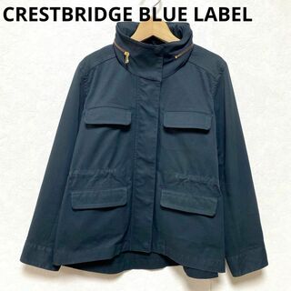 BLUE LABEL CRESTBRIDGE - CRESTBRIDGE フード付きジャケット ブルゾン アウター 裏地なし 38