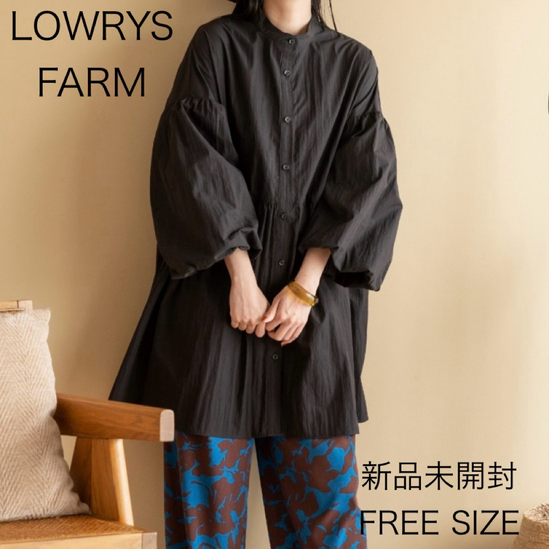 LOWRYS FARM(ローリーズファーム)の⭐︎新品未使用 LOWRYS FARM フリルチュニックワンピース レディースのワンピース(ひざ丈ワンピース)の商品写真