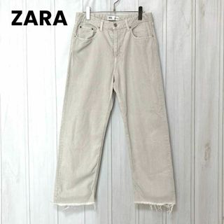 ザラ(ZARA)のst739 ZARAザラ/カジュアルパンツ/シンプル/カットオフ/裾ダメージ(カジュアルパンツ)