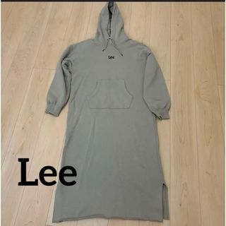 Lee - 【着用1回の美品】lee パーカー　ワンピース