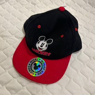 ミッキーマウス(ミッキーマウス)の新品　ミッキー　 ディズニー　キャップ ブラック 黒 52cm(帽子)