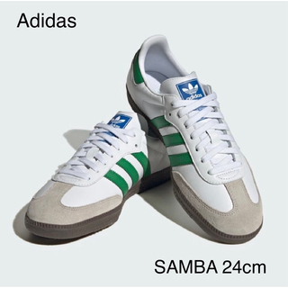オリジナルス(Originals（adidas）)の⭐︎新品未使用 adidas SAMBA OG GREEN 24cm(スニーカー)