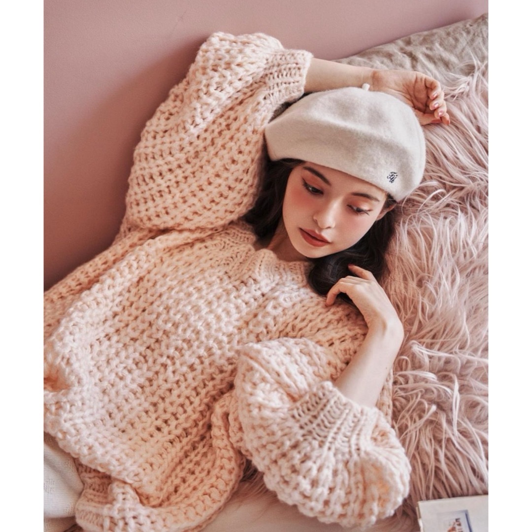 Treat ürself Handmade loose knit レディースのトップス(ニット/セーター)の商品写真