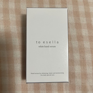 お値下げ／to esella ホワイトハンドセラム(ハンドクリーム)