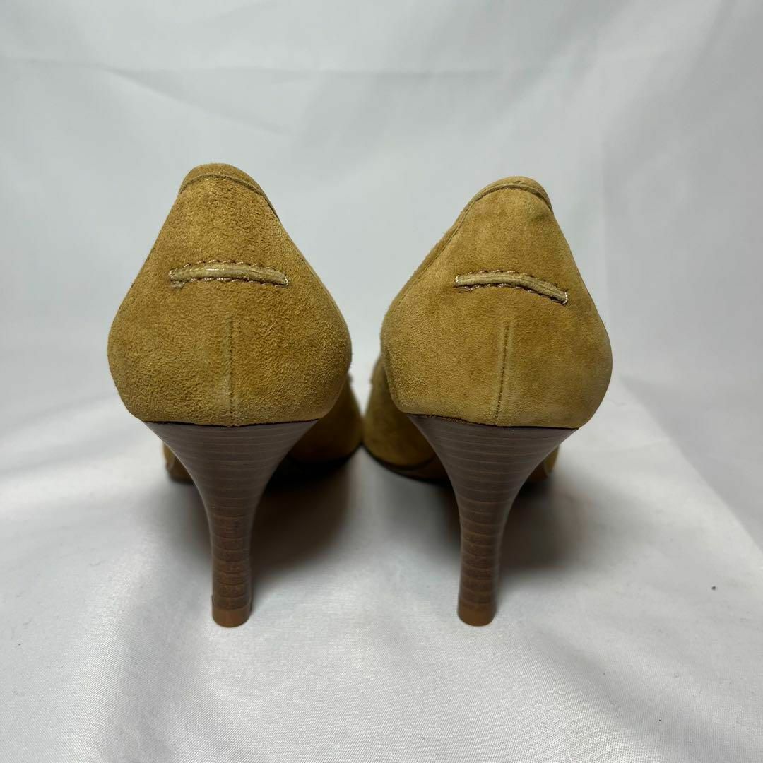 Ralph Lauren(ラルフローレン)のRALPH LAUREN ラルフローレン 本革スエードモカパンプス ブラウン レディースの靴/シューズ(ハイヒール/パンプス)の商品写真