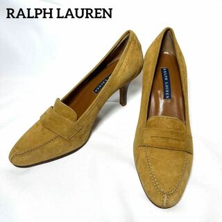 ラルフローレン(Ralph Lauren)のRALPH LAUREN ラルフローレン 本革スエードモカパンプス ブラウン(ハイヒール/パンプス)