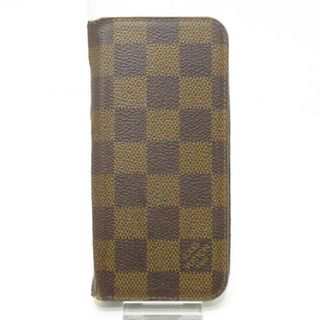 ルイヴィトン(LOUIS VUITTON)のルイヴィトン 携帯電話ケース ダミエ(モバイルケース/カバー)