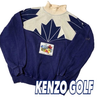 ケンゾー(KENZO)の日本製【KENZO GOLF】ケンゾーゴルフ1 スェット サイド刺繍ロゴワッペン(スウェット)