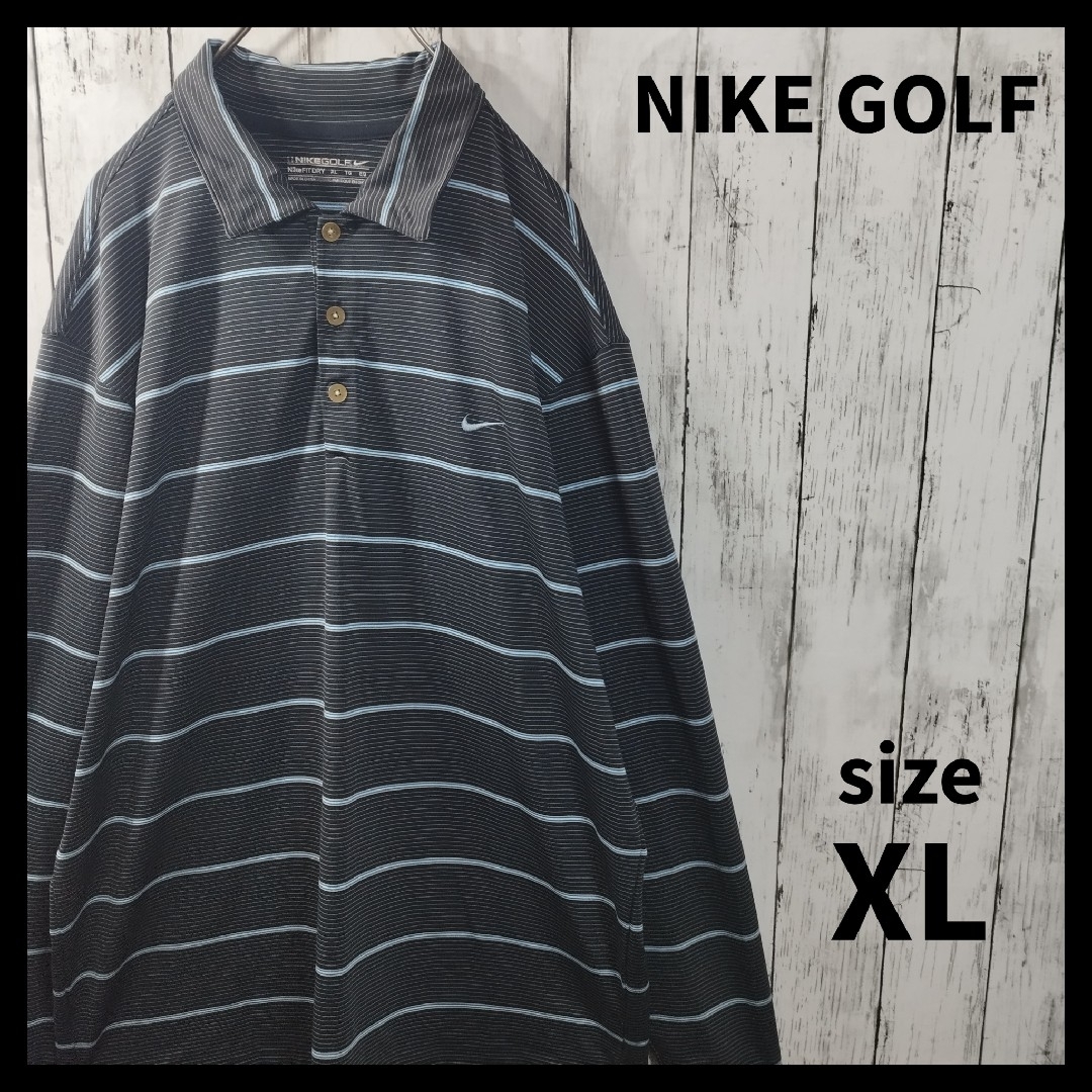 NIKE(ナイキ)の【NIKE GOLF】Striped Polo Shirt　D725 メンズのトップス(ポロシャツ)の商品写真