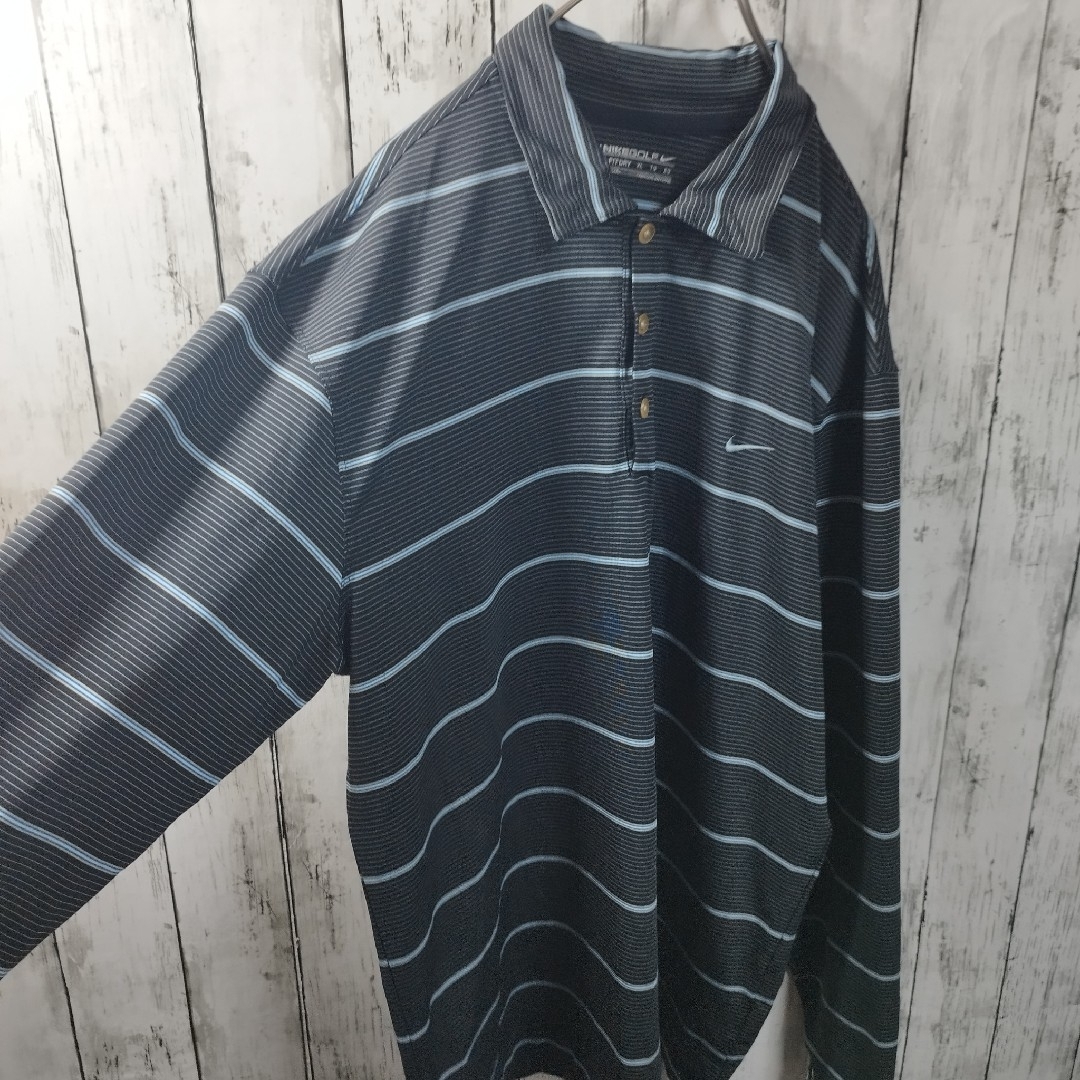NIKE(ナイキ)の【NIKE GOLF】Striped Polo Shirt　D725 メンズのトップス(ポロシャツ)の商品写真