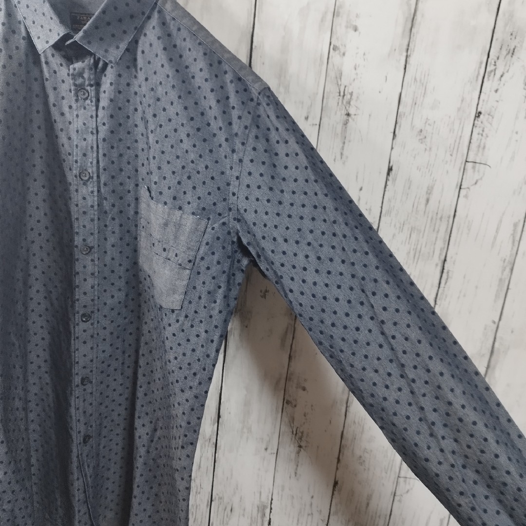 ZARA(ザラ)の【ZARA】Dot Patterned Shirt　D728 メンズのトップス(シャツ)の商品写真