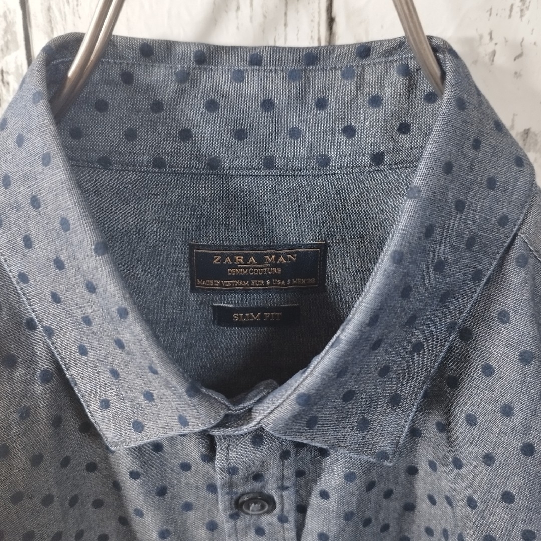 ZARA(ザラ)の【ZARA】Dot Patterned Shirt　D728 メンズのトップス(シャツ)の商品写真