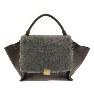 セリーヌ(celine)のセリーヌ ハンドバッグ レザー×ムートン(ハンドバッグ)