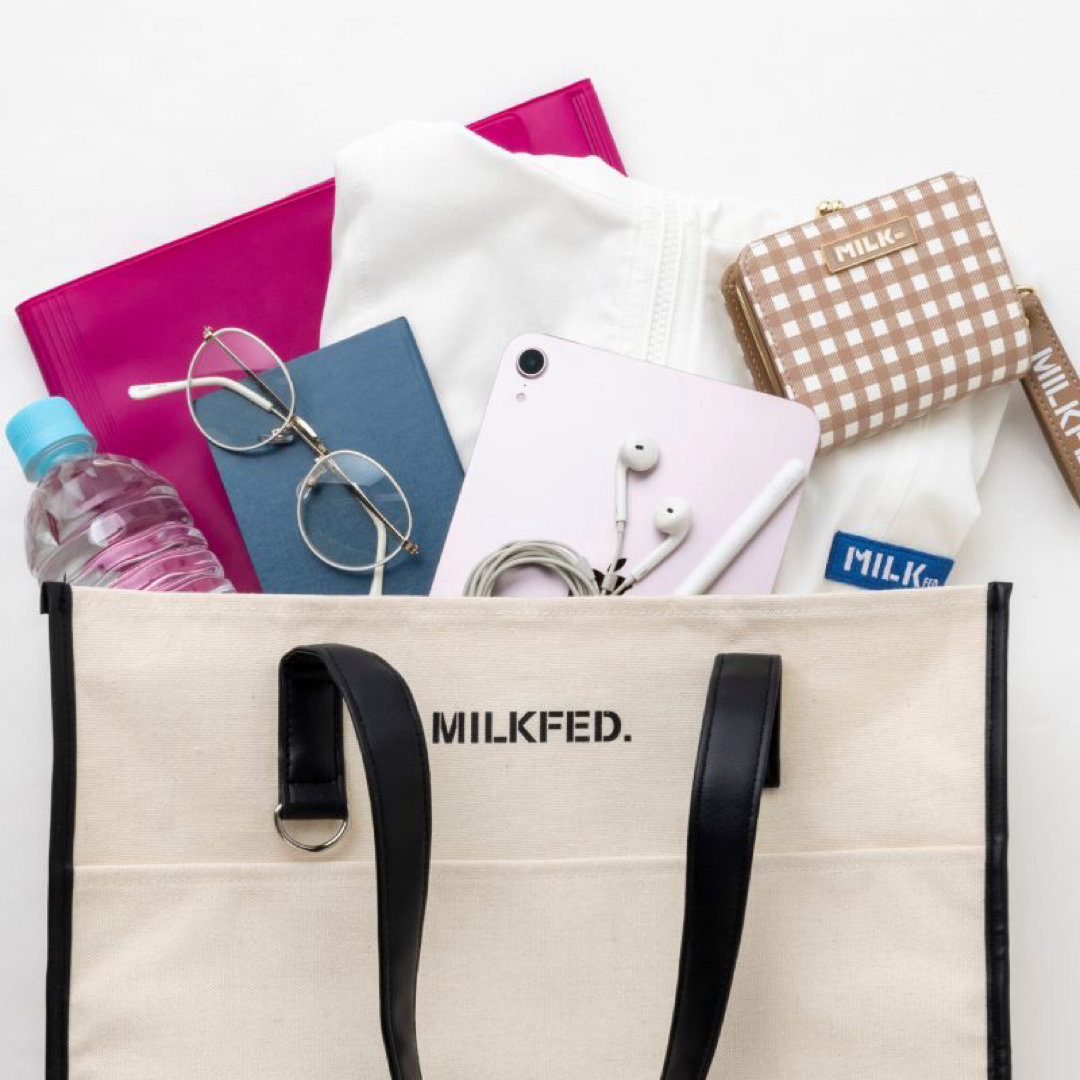 MILKFED. TOTE BAG & LOGO STRAP BOOK レディースのバッグ(トートバッグ)の商品写真