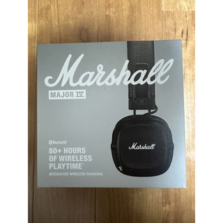 マーシャル(Marshall)のマーシャル MAJOR Ⅳ メジャー４　Bluetoothブラック(ヘッドフォン/イヤフォン)