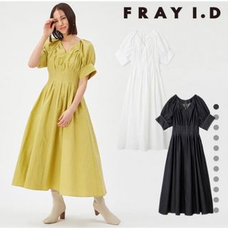 フレイアイディー(FRAY I.D)のFRAY I.Dフレイ アイディー　ウエストタックフレアワンピース(ロングワンピース/マキシワンピース)