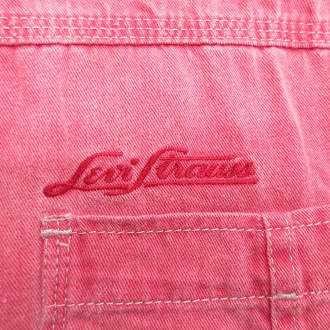 Levi's(リーバイス)のXL★古着 リーバイス Levis 長袖 ブランド シャツ メンズ 90年代 90s 大きいサイズ コットン 薄赤 レッド 23sep02 中古 トップス メンズのトップス(シャツ)の商品写真