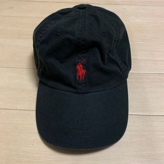 ポロラルフローレン(POLO RALPH LAUREN)のポロ ラルフローレン キャップ ブラック 古着(キャップ)