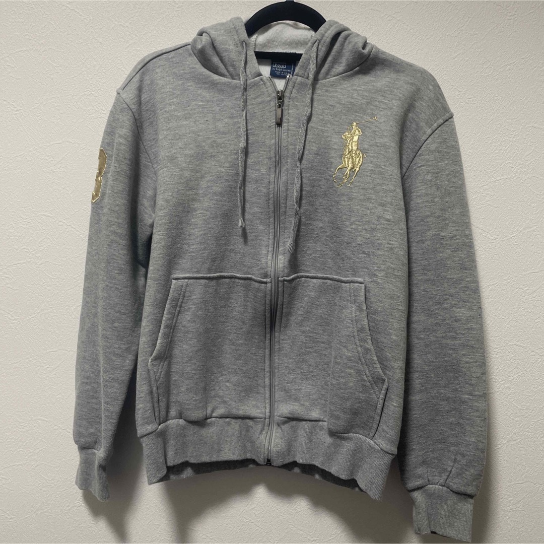 POLO RALPH LAUREN(ポロラルフローレン)のメンズ　パーカー　ポロラルフローレン　ジップパーカー裏起毛　Mサイズ メンズのトップス(パーカー)の商品写真