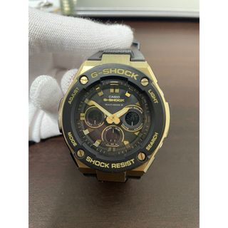 ジーショック(G-SHOCK)の完動品　外観良好⚪︎ G-SHOCK GST-W300G-1A9JF(腕時計(デジタル))