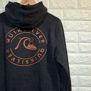 クイックシルバー(QUIKSILVER)の[QUIKSILVER] ブランドロゴ プルオーバー [裏フリース]L91407(パーカー)