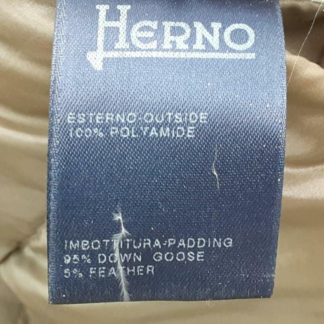 HERNO(ヘルノ)のヘルノ ダウンジャケット サイズ38 S美品  レディースのジャケット/アウター(ダウンジャケット)の商品写真