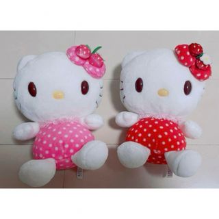 ハローキティ(ハローキティ)の最終値下げ中！sanrio サンリオ ハローキティ いちごキティ ぬいぐるみ(ぬいぐるみ)