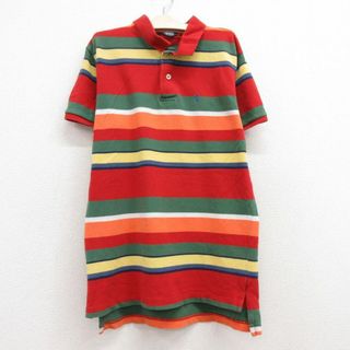 ラルフローレン(Ralph Lauren)の古着 ラルフローレン半袖ブランド ポロ シャツ キッズ ボーイズ 子供服 90年代 90s ワンポイントロゴ 鹿の子 クルーネック 赤他 レッド 23sep06(その他)