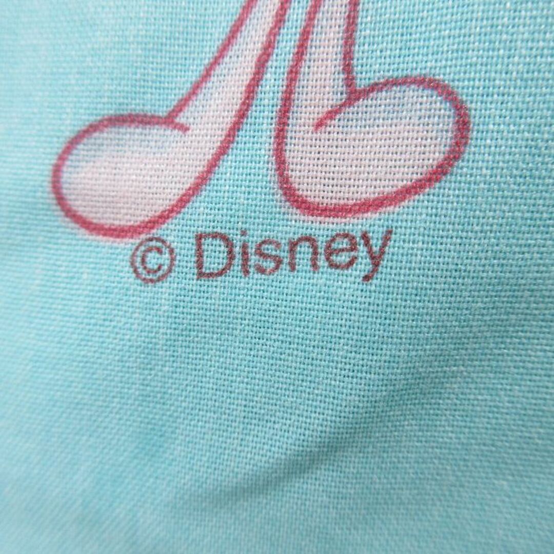 Disney(ディズニー)の中古 ベッドカバー 生地 90年代 90s ディズニー DISNEY くまのプーさん ピグレット USA製 水色 23sep07 ハンドメイドの素材/材料(生地/糸)の商品写真