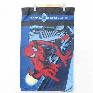 MARVEL - 中古 ピローケース 00年代 00s マーベル スパイダーマン USA製 青他 ブルー 23sep08