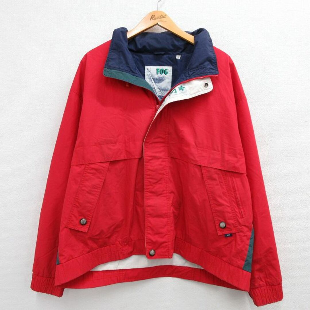 XL☆古着 ロンドンフォグ 長袖 セーリング ジャケット メンズ 90 XL☆古着 ロンドンフォグ 長袖 セーリング ジャケット メンズ 90
