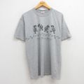 XL★古着 半袖 ビンテージ Tシャツ メンズ 00年代 00s 恐竜 足跡 …