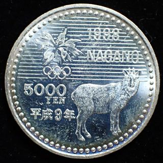 長野五輪5,000円銀貨 記念硬貨(貨幣)