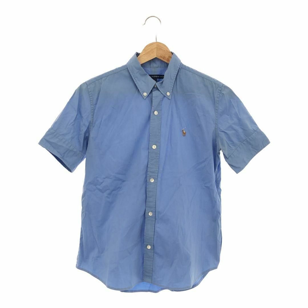Ralph Lauren(ラルフローレン)のRALPH LAUREN SPORT トップス シャツ 半袖 ボタン ブルー 9 レディースのトップス(Tシャツ(半袖/袖なし))の商品写真