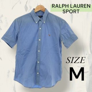 Ralph Lauren - RALPH LAUREN SPORT トップス シャツ 半袖 ボタン ブルー 9