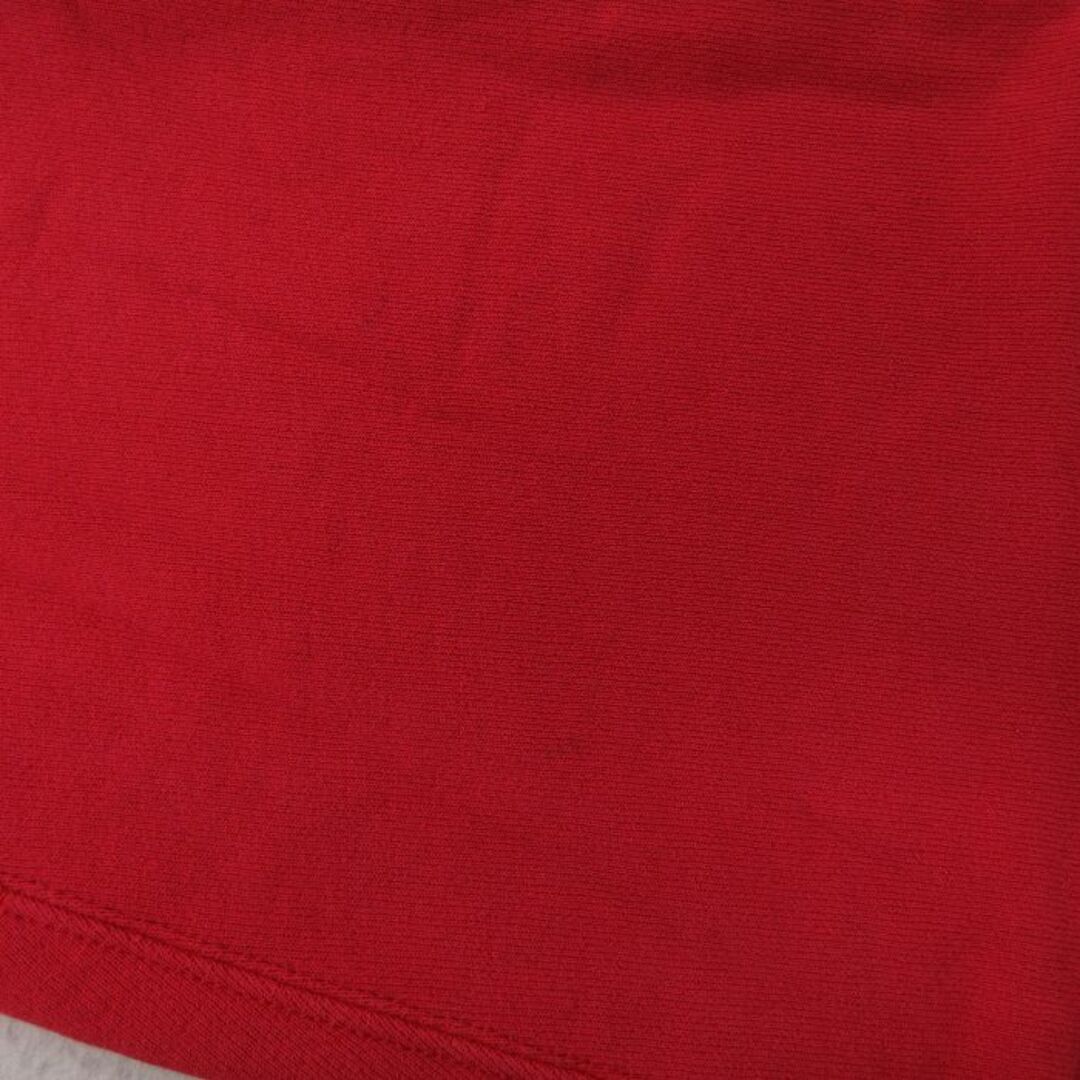 Lee(リー)のXL★古着 リー Lee 長袖 スウェット メンズ 90年代 90s DU スクール クルーネック USA製 赤 レッド 23sep13 中古 スエット トレーナー トップス メンズのトップス(パーカー)の商品写真