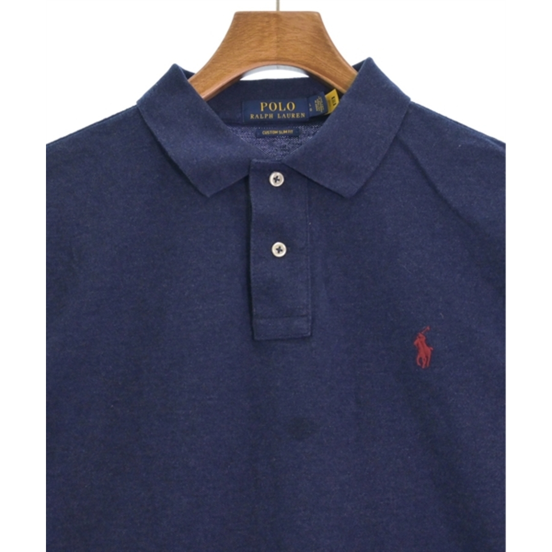 POLO RALPH LAUREN(ポロラルフローレン)のPolo Ralph Lauren ポロラルフローレン ポロシャツ L 紺 【古着】【中古】 メンズのトップス(ポロシャツ)の商品写真