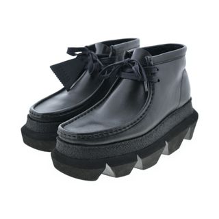 sacai サカイ ブーツ UK4(22.5cm位) 黒 【古着】【中古】