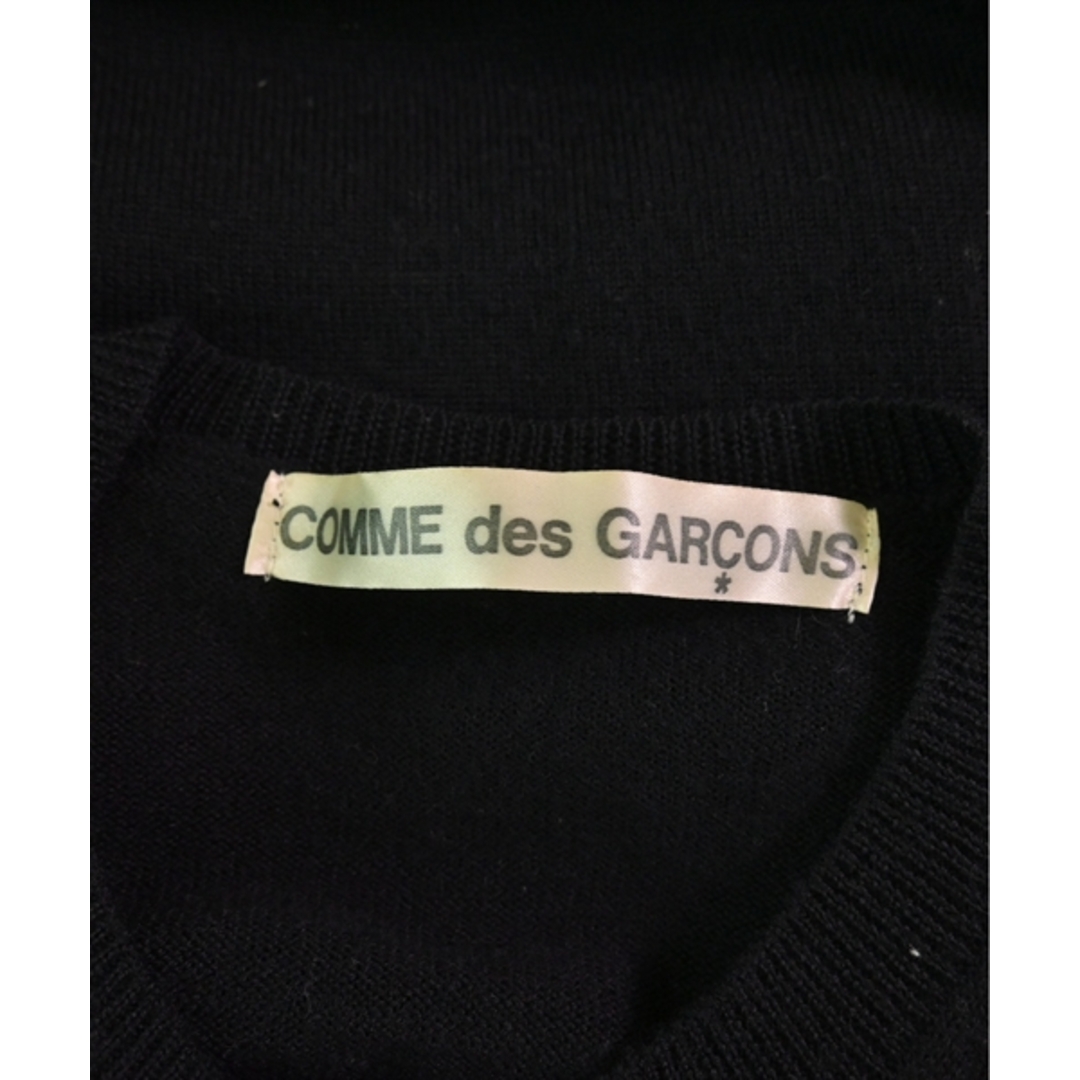 COMME des GARCONS(コムデギャルソン)のCOMME des GARCONS カーディガン -(XS位) 黒 【古着】【中古】 レディースのトップス(カーディガン)の商品写真