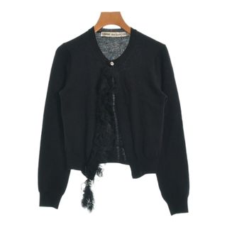 COMME des GARCONS カーディガン -(XS位) 黒 【古着】【中古】