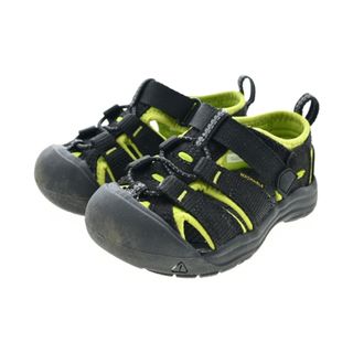 キーン(KEEN)のKEEN キーン シューズ（その他） 14.5cm 黒x黄緑 【古着】【中古】(その他)