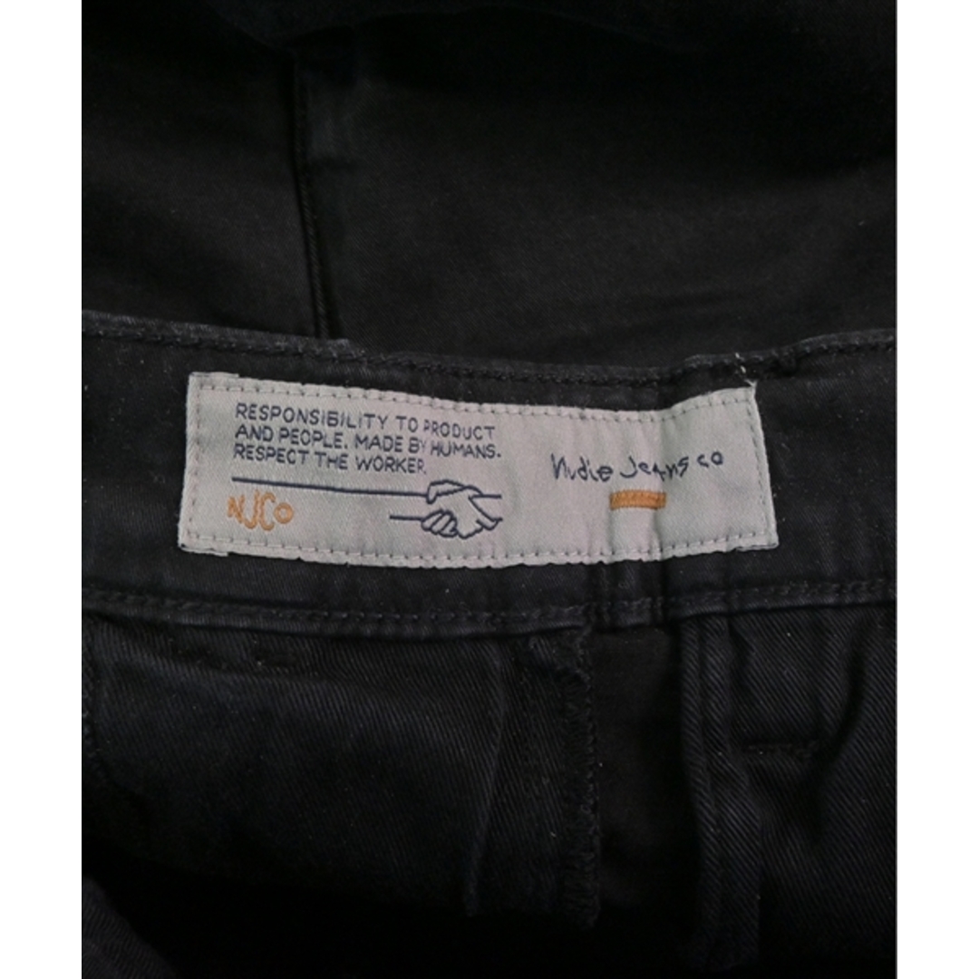 Nudie Jeans(ヌーディジーンズ)のNudie Jeans ヌーディージーンズ チノパン 29(S位) 黒 【古着】【中古】 メンズのパンツ(チノパン)の商品写真