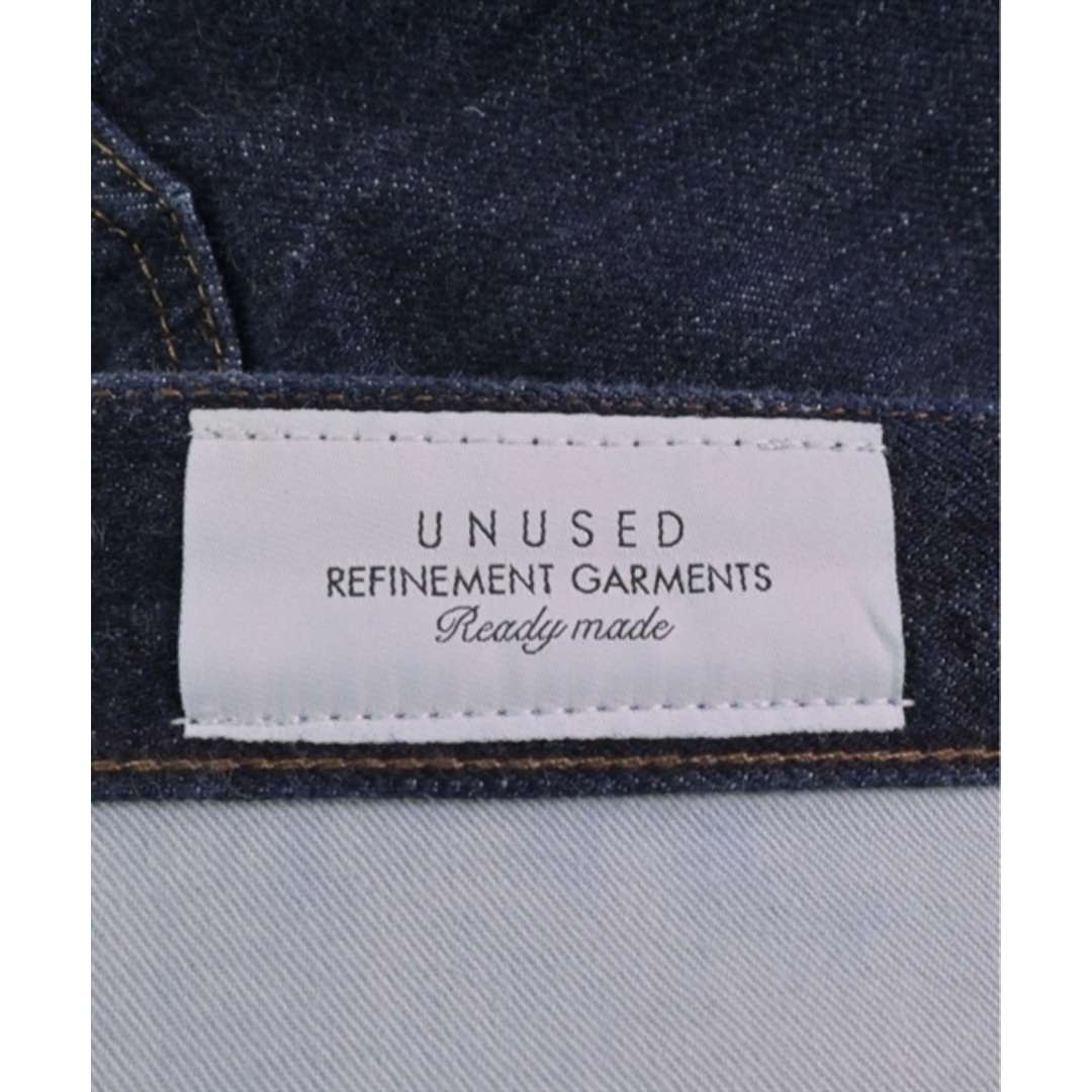 UNUSED(アンユーズド)のUNUSED デニムパンツ 3(L位) インディゴx黒x白(デニム) 【古着】【中古】 メンズのパンツ(デニム/ジーンズ)の商品写真