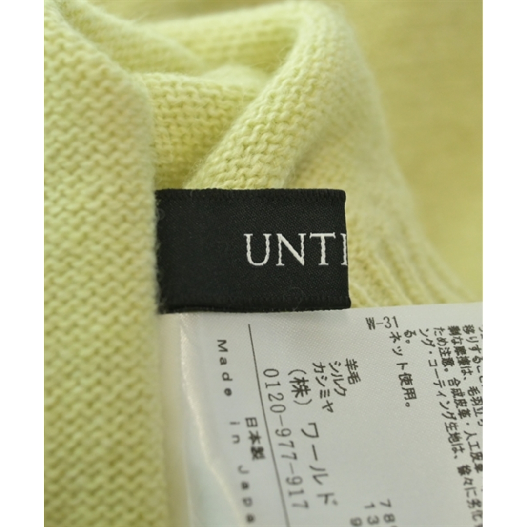 UNTITLED(アンタイトル)のUNTITLED アンタイトル ニット・セーター M 緑 【古着】【中古】 レディースのトップス(ニット/セーター)の商品写真